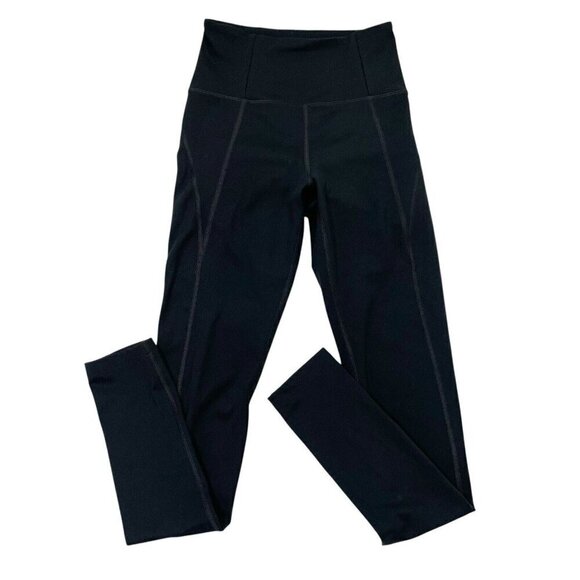 Girlfriend Collective Compression Athletic Leggings Pockets Black size XS - Picture 1 of 8